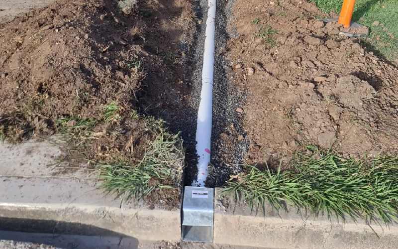 New Storm Water Installation
